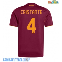 Camisa de time de futebol AS Roma Bryan Cristante #4 Replicas 1º Equipamento 2025-26 Manga Curta